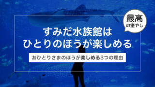 すみだ水族館はひとりのほうが楽しめる3つの理由【おひとりさま向け】